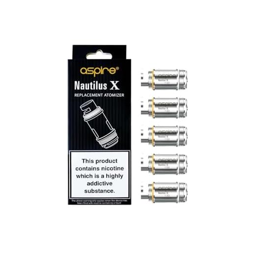 Aspire Nautilus X Bobinas 1,5 Ohm (Pack de 5), Sin Tabaco y Sin Nicotina - Auténtico