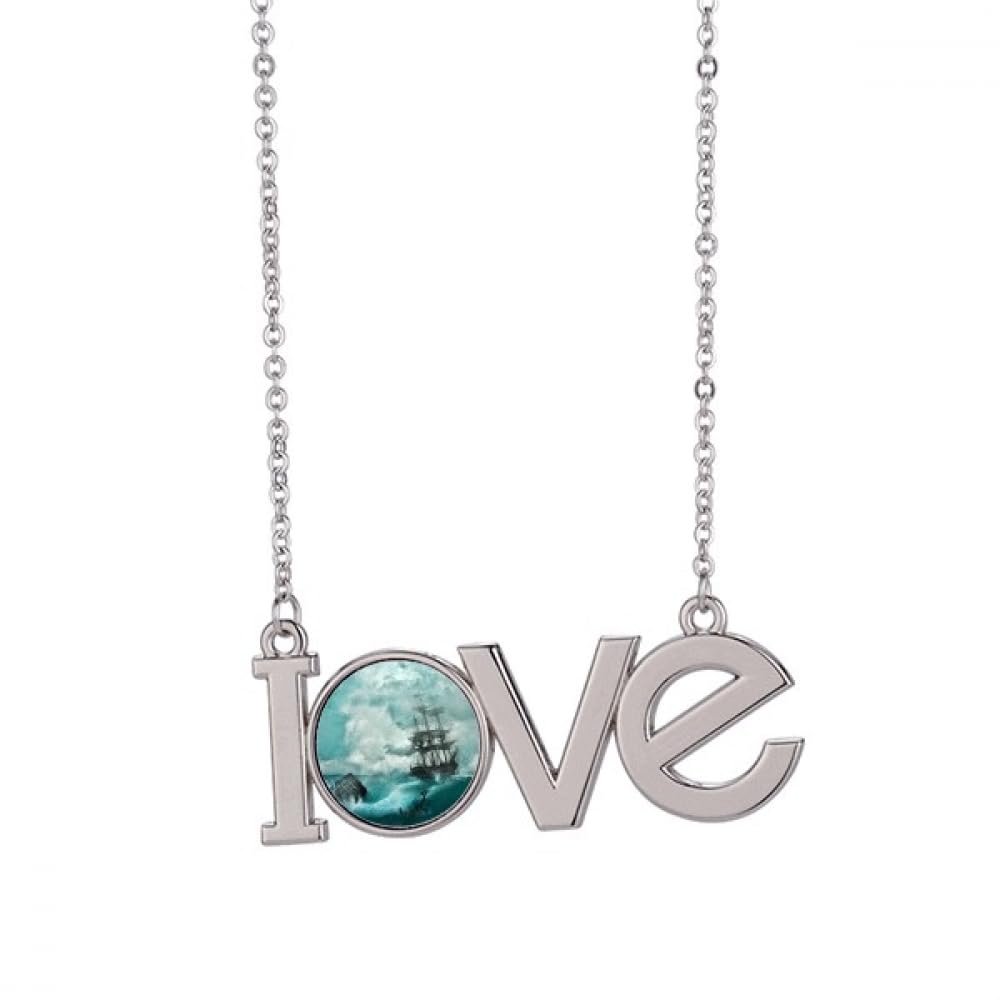 Collier vague de l'océan nature M le cadeau d'anniversaire mémorable