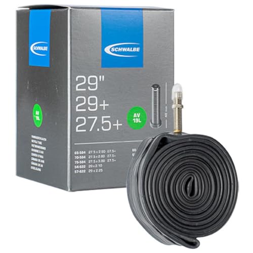 Schwalbe Schlauch AV 19L TR4 29 54/75-622 AGV 40mm, 10463940 54/75-622 AV 40 mm AV19L, Schwarz
