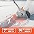 Litheli 40V (2×20V) Cordless Snow Shovel with Directional Plate & Adjustable Handle, 14-Inch Brushless Battery-Powered Snow Blower with 4.0Ah Batteries for Driveways, Sidewalks, Decks & Patios