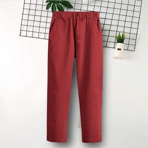 Toddlers' Boys School Uniform Pants Kids Elastic Waist Dressy Casual Trousers Stretch Running Sweatpants for 3-9 Year2