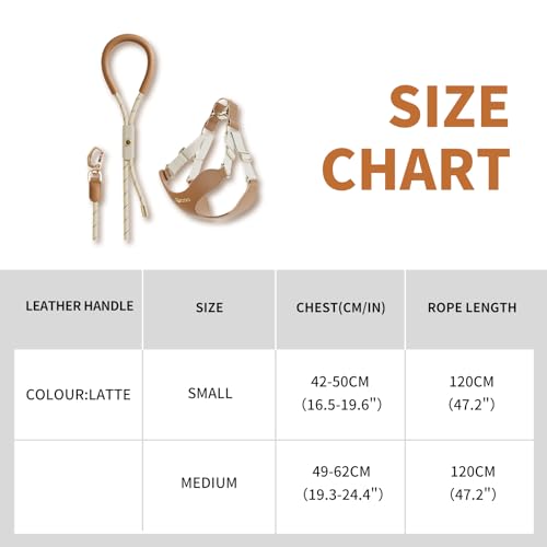 Dog Harness and Leash Set, No Pull No Choke Neck & Chest Adjustable Pet Harness for Small, Medium Dogs, Soft PU Leather Dog Harness with Reflective Anti-Twist Dog Leash for Puppy, Kitten, Cats Dog Harness and Leash Set, No Pull No Choke Neck & Chest Adjustable Pet Harness for Small, Medium Dogs, Soft PU Leather Dog Harness with Reflective Anti-Twist Dog Leash for Puppy, Kitten, Cats