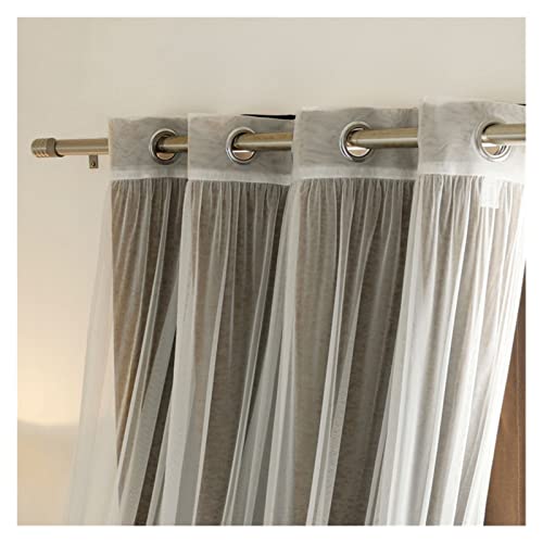 Cortinas apagones con visillo para dormitorio y ventanas de diseño moderno 5