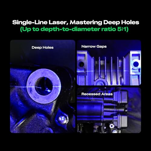 Image of Creality Sermoon P1 Professional 3D Scanner, 6 inchTouch Screen Wireless 3D Scanner with 22+7+1 Blue Laser, 0.02mm Accuracy, for Inspection & Reverse Engineering