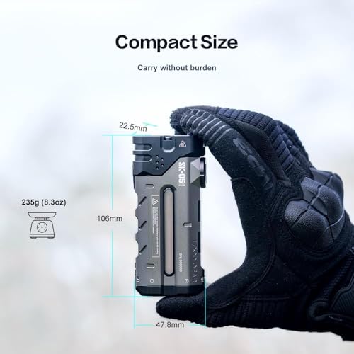Image of LOOP GEAR SK05PRO 4360LM EDC Flashlight with 8000mAh Battery (5700K)