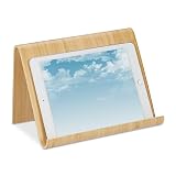Relaxdays Porte-Livre Pratique, Support pour Votre Tablette, en Bois...