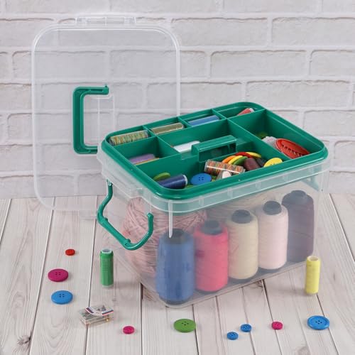 Image of Clear Plastic First Aid Kit Box, Storage Boxes Medical Supplies