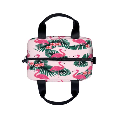 Bbkd Cute Flamingo Insulated Lunch Bag Women Girls, Reusable Kawaii Tote Lunch Box Tote Bags,Leakproof Cooler Lunch Bags For School Work Office Travel Picnic #TOP3