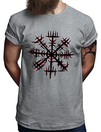 T-Shirt Viking Homme Anti-Déformation Coupe Confortable S à 5XL Valhalla