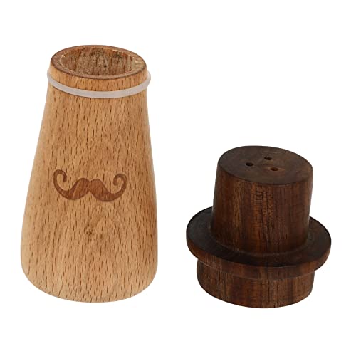 CIYODO Wooden Toothpick Holder Dispenser Elegant Tabletop Toothpick Case for Home Unique Design Smooth Finish present for Christmas Anniversaries