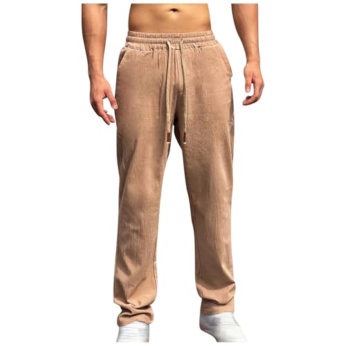 Pantalon de jogging en coton pour homme au style urbain décontracté