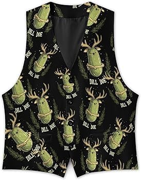 Men's American Flag Print Suit Vest, Black, Button-Up, Patriotic Theme-picture-11