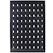 Pegboard Wall Organizer, 4ft Metal Garage Pegboard Tool Organizer w/3 Pegboards, Drill Bit Rack, Wrench Rack, Hooks Accessories, Wall-Mounted Tool Storage Pegboard for Workshop Warehouse, Black