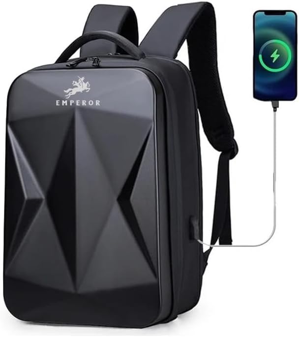 TRUE HUMAN® Anti-Theft backpack with USB charging port with anti-theft pockets, Laptop bag/office bag/travel bag for men and women