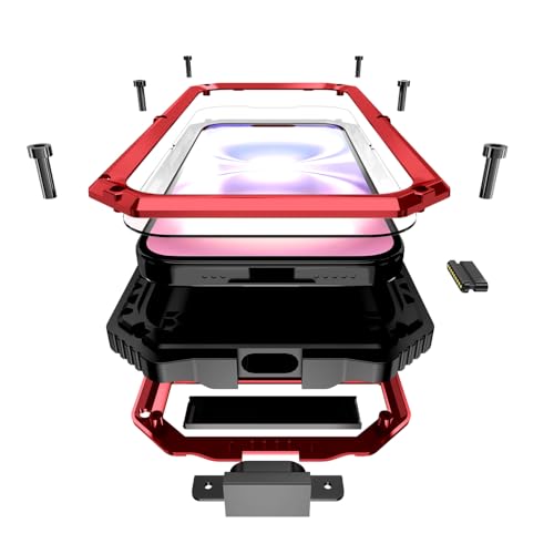 Lunivop iPhone 17pP[X ϋvی rgCYXN[veN^[t ȃX^h 360 t{fB ~^[O[h ^op[ X}zP[X Y 2025 6.3C` bh