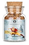 Ankerkraut Swoosh, Avatar Edition, Gewürzmischung für Ofengemüse, mit Knoblauch, Paprika edelsüß, Thymian, Basilikum, Oregano und schwarzem Pfeffer, 90 g im Korkenglas