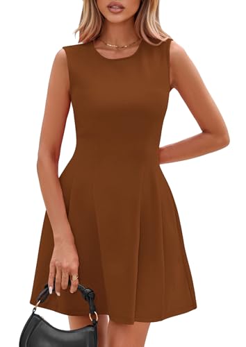 Image of PRETTYGARDEN Summer Dresses for Women 2026 Elegant Classy Spring A Line Business Casual Work Graduation Cocktail Short Dress