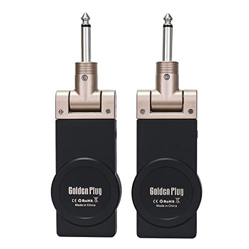 Sistema inalámbrico de guitarra recargable de 2.4G con transmisor y receptor, tiempo de trabajo de 8 horas miniatura 2