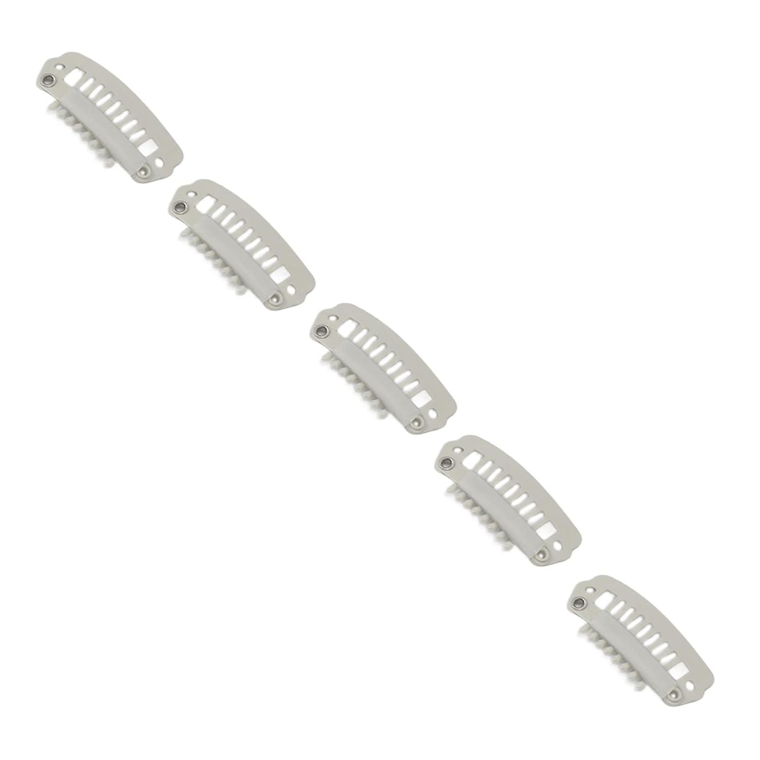 Wig Clip, Ergonomic Hair Extension Comb Clip 1.1in 50pcs Portable Safe Stainless