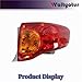 waltyotur Clear Len Tail Lights Brake Lamp Right Passenger Tail Light Red Brake Lamp Replacement for 2009-2010 Corolla 8155002460