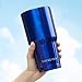 Stainless Steel Tumbler 30oz - Vacuum Insulated Tumbler Coffee Cup Double Wall Large Travel Mug with Lid, Straw, Brush, Gift Box Set (Blue, 30oz-1 Pack)