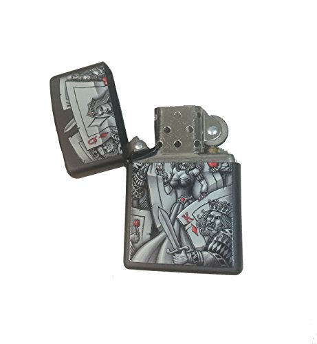 Encendedor Zippo Custom Graphic Queen of Diamonds miniatura 6