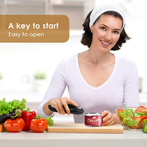 Electric Can Opener, Best Hands-Free Automatic Electric Can Opener for Kitchens and Restaurants, One-Touch Start Operation, Chef\'s Best Choice