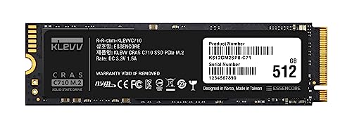 Amazon.co.jp: エッセンコアクレブ KLEVV SSD 512GB CRAS C710 M.2