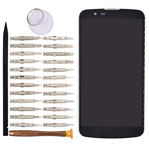 Image of LCD Digitizer Assembly with Front Housing for LG K10 K420N K430DS K430DSF K430DSY(Black)