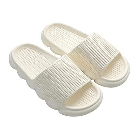 Hausschuhe Damen Herren Sommer Airfoot Hausschuhe Schlappen Slippers Eva Wolke Badeschuhe Cloudyzz Gummi Rutschfeste Plateau Pantoletten Damen Flip Flops Badelatschen Sandalen Cover