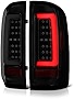 VIPMOTOZ [For 2015-2022 Chevy Colorado Pickup Truck] Black Smoke Premium OLED Neon Tube Full-LED Tail Light Lamp Assembly, Driver & Passenger Side