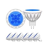 GOHDLAMP MR16 ブルーLED電球 6個パック - 水生5W 50W ハロゲン GU5.3 12V 38°スポット 水機能/月光/パーティー/屋内の雰囲気に