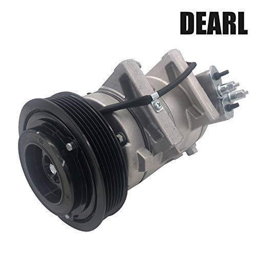 Dearl A/C AC air condition compressor with Clutch L4 2.5L compatible with Nissan 08-13 Rogue / 14-15 Rogue Select 08 09 10 11 12 13 14 15 (2008 2009 2010 2011 2012 2013 2014 2015)