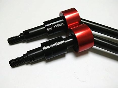 1/8 H-P-I SAVAGE FLUX HP XL Upgrade Harden Steel Driveshafts 15mm Width Extension Replace H-P-I 86246 Black with Red#SSAX123C
