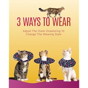 FAYOGOO Cat Cone Collar Soft – Adjustable Cat Recovery Collar After Surgery – Waterproof Soft Cone for Cats to Stop Licking