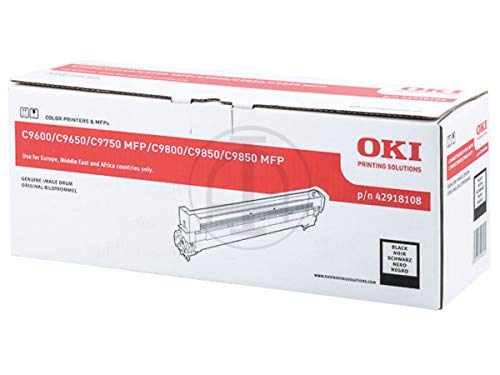 Tambour noir OKI 42918108 pour remplacer un tambour usé C9650 30k pages