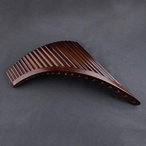 22 Pipes C Key Pan Flute Chinese Traditional Musical Instrument Pan Pipes Easy to Learn (Pan Flute(Left))