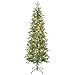 Produktbild HOMCOM Weihnachtsbaum künstlich 180 cm Christbaum mit 605 dichten Zweigen, 200 warmweiß LED, Tannenbaum mit 8 Modi, für Indoor, Grün