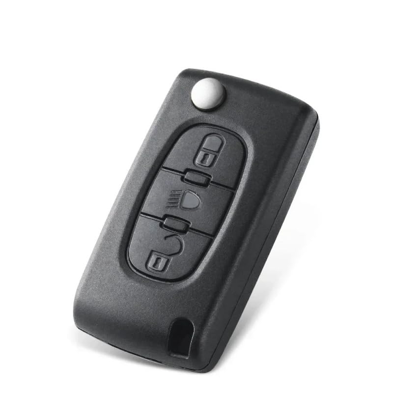 Suitable for 1PCS New for Citroen C4 C5 C6 C8 Xsara Picasso Peugeot 107 207 307 308 CE0536/0523 Remote Car Key Ask/FSK 434Mhz(Light VA2 CE0523,Ask)