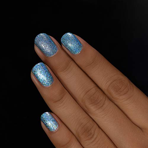 Image of ILNP Cold As Ice - Icy Blue Holographic Nail Polish