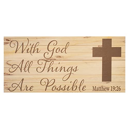 Jennygems With God All Things Are Possible Sign And Decor, Matthew 19:26, Spiritual Decor, Christian Decorations, Jesus And God, Bible Verses Wall Decor, Scripture Wall Art, Usa #TOP7