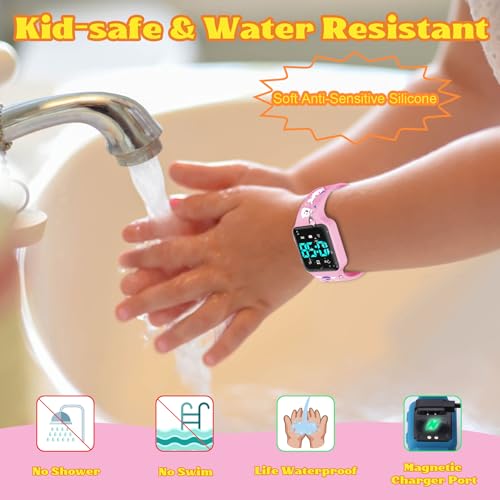 Image of Toddler Potty Training Set - Potty Training Watch with Musical /Vibration Alerts, Fun Board Book, Progress Chart & Reward Stickers - Interactive Toilet Learning Kit for Boys and Girls Ages 2-5