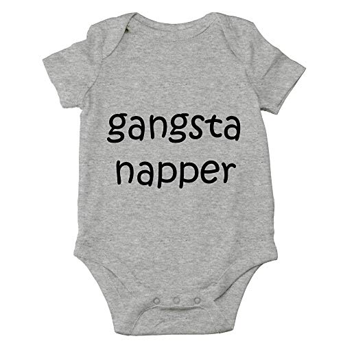 Gangsta Napper - Baby Clothes - Funny Newborn Bodysuit Outfits for Boys and Girls
