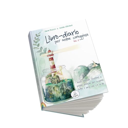 Akena Libro diario per anime coraggiose Disegnata da leggere e scrivere Vol. 2