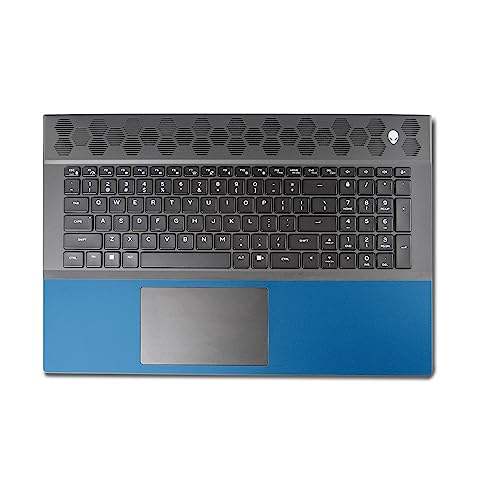 Image of MightySkins Skin Compatible with Alienware M18 R1 (2023) Full Wrap Kit - Solid Blue | Protective, Durable, and Unique Vinyl Decal wrap Cover | Easy to Apply & Change Styles | Made in The USA