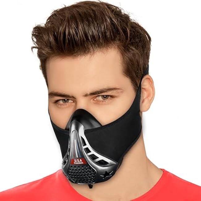 High Altitude Mask,Workout Training Mask£¬Training Mask- Suitable for Gym, Cardio, Fitness, Running, Endurance and HIIT Training