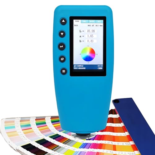 Portable Digital Precise Portable LAB Color Analyzer Sensor Colorimeter, with 8mm Aperture for Color Checking Matching Painting, with TFT Color Display