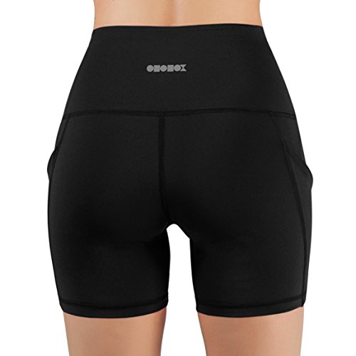 image for ODODOS High Waist Out Pocket Yoga Short Tummy Control Workout Running 