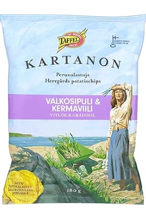 Taffel Kartanon garlic & sour cream Snacks 10 Packs of 180g SOPOSOPO pack SOPOSOPO