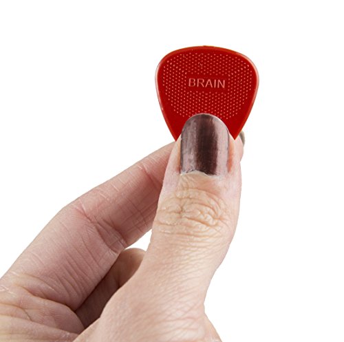 Snarling Dogs Brain TNSDB351, 0.73 Guitar Picks, 12-Piece, Collectible Tin, Red Nylon, 0, 0.73mm, 0.73 mm - Image 4